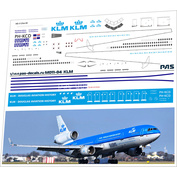 MD11-04 PasDecals 1/144 Декаль на MD-11  (EE) KLM