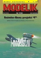 MD17/04 Modelik 1/33 Daimler-Benz projekt F