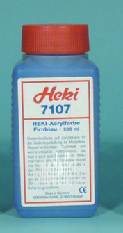 7107 Heki Acrylic dye. Blue 200 ml