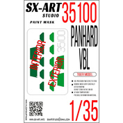 35100 SX-Art 1/35 Panhard VBL Paint Mask (Tiger model)
