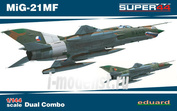 4425 Eduard 1/144 Самолет MiG-21MF DUAL COMBO (две модели в коробке)