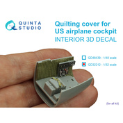 QD32212 Quinta Studio 1/32 Стеганая обивка для кабин самолетов США (для allх моделей)