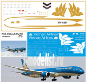787900-07 PasDecals Decal 1/144 Scales on Vietnam Airlines Boeing 787-900