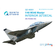 QD48061 Quinta Studio 1/48 3D Декаль интерьера кабины M346 Master (для модели Kinetic)