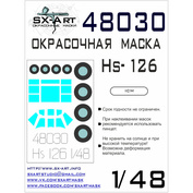 48030 SX-Art 1/48 Окрасочная маска Hs-126 (ICM)