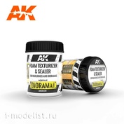 AK8039 AK Interactive FOAM Texturizer & Sealer for buildings and dioramas 250 ml
