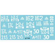 35058 ColibriDecals 1/35 Decals for tank 34-85 Plant 174. Part 1