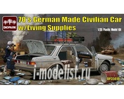DP35018 Diopark 1/35 German Made Civilian Car w/Living Supplies