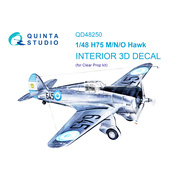 QD48250 Quinta Studio 1/48 3D Декаль интерьера кабины H75 M/N/O Hawk (Clear Prop)