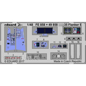 49858 Eduard 1/48 Фототравление для С-35 Flanker E интерьер