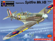 KPM0074 Kovozavody Prostejov 1/72 Supermarine Spitfire Mk.Vb “Ace”