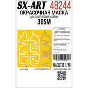 48244 SX-Art 1/48 Окрасочная маска Суххой-30СМ (Zvezda) двусторонняя