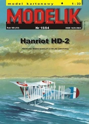 MD15/04 Modelik 1/33 French plane Hanriot HD-2