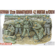 6090 Dragon 1/35 Mortar calculation German 12cm Granatwerfer 42 Mortar and Crew