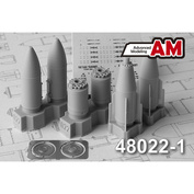AMC48022-1 Advanced Modeling 1/48 BETAB-500ШП concrete-piercing bomb late production series (included two bombs).