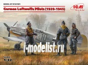 ICM 32101 1/32 Figures, the pilots of the Luftwaffe (1939-1945 G.)