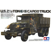 Tamiya 35218 1/35 Us 2,5-ton truck three-axle 6x6 (2 per Assembly) with figure of driver