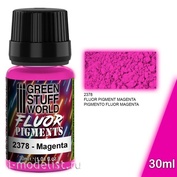 2378 Green Stuff World Пигмент Флуоресцентный пурпурный 30 мл / Pigment FLUOR MAGENTA