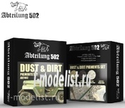 ABT402 Abteilung 502 Set of pigments DUST & DIRT PIGMENTS SET (Dust and dirt)