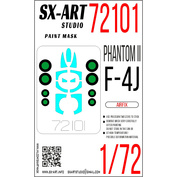72101 SX-Art 1/72 Окрасочная маска F-4J Phantom II (Academy)