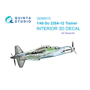 QD48515 Quinta Studio 1/48 3D Декаль интерьера для Do 335A-12 Trainer (Tamiya)