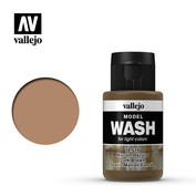 76514 Vallejo Тонирующая жидкость Model Wash Коричневая тёмная