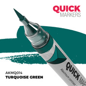 AKMQ014 AK Interactive Маркер QUICK MARKER - Бирюзово-зелёный / Turquoise Green