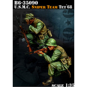 B6-35090 Bravo-6 1/35 U.S.M.C. Sniper Team, Tet'68 / Sniper Team U.S.M.C., Tet'68