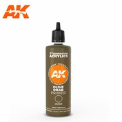 AK11249 AK Interactive Olive-gray primer, 100 ml / OLIVE DRAB SURFACE PRIMER 100ML