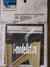4029 Aires 1/48 Набор дополнений Albatros DV. - control surfaces