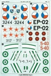 48103 Propagteam 1/48 Decal for MiG-15 
