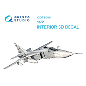 QD72089 Quinta Studio 1/72 3D Decal cabin interior Sukhoi-24MR (Trumpeter)