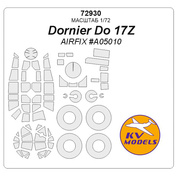 72930 KV Models 1/72 Do-17Z + маски на диски и колеса