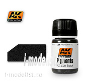 AK039 AK Interactive Dry pigment BLACK (black)