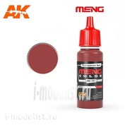 MC101 AK Interactive Краска акриловая Transparent Red, 17ml / Прозрачный красный