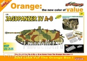 9131 Dragon 1/35 Jagdpanzer IV A-0 + Panzer Lehr Division Figure Set and Magic Track (Orange)