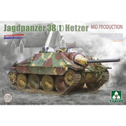 2171X Takom 1/35 Немецкая САУ Jagdpanzer 38(t) Hetzer (промежуточная) Ограниченная серия (без интерьера)