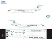 Т34-023 Ascensio 1/144 Декаль на самолёт Tu-134A-3 Татарстан