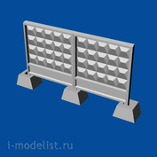 MDR7201 Metallic Details 1/72 Российский бетонный забор ПО-2