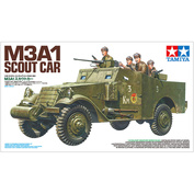 35363 Tamiya 1/35 M3A1 SCOUT CAR reconnaissance armored car with 5 figures of Soviet soldiers