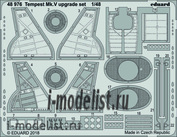 48976 Eduard photo etched parts for 1/48 Tempest Mk. V set of improvements