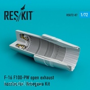 RSU72-0087 RESKIT 1/72 Открытые сопла для F-16 F100-PW