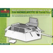 35002 Maket 1/35 Turret for light German armored vehicles type Hl 38