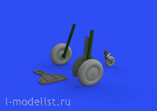632150 Eduard 1/32 add-on kit Bf 108 wheels