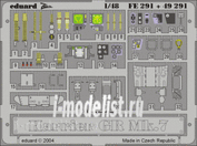 FE291 Eduard 1/48 Цветное фототравление для Harrier Gr Mk.7