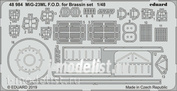 48984 Eduard 1/48 photo-etched for the MiG-23ML case for a set of Brassin