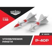48209 TEMP MODELS 1/48 Управляемая ракета Р-40
