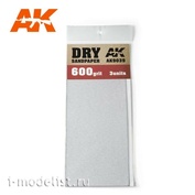 AK9039 AK Interactive set of sandpaper 3 PCs. for dry sanding (gr600)