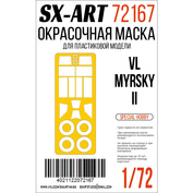 72167 SX-Art 1/72 Окрасочная маска VL Myrsky II (Special Hobby)