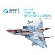 QD48404 Quinta Stuido 1/48 3D Декаль интерьера кабины F-14B (GWH)